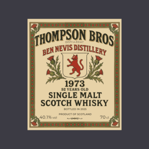 Ben Nevis Single Malt Scotch Whisky, 1973, 52 Years Old, 70CL, 40.1% ABV - £750 RRP - Image 3
