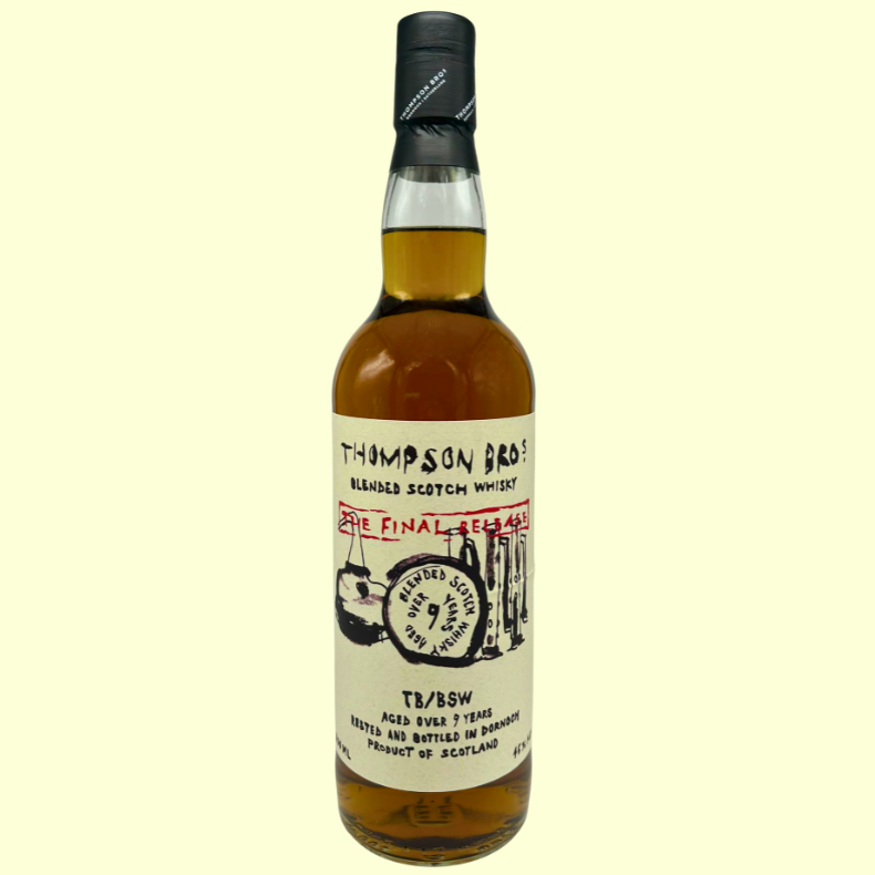 TB/BSW Blended Scotch Whisky, 9 Years Old, 70CL, 45% ABV - The Final Batch - RRP £50